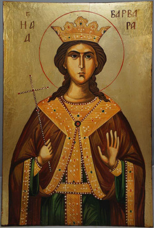 Ikone der Heiligen Barbara